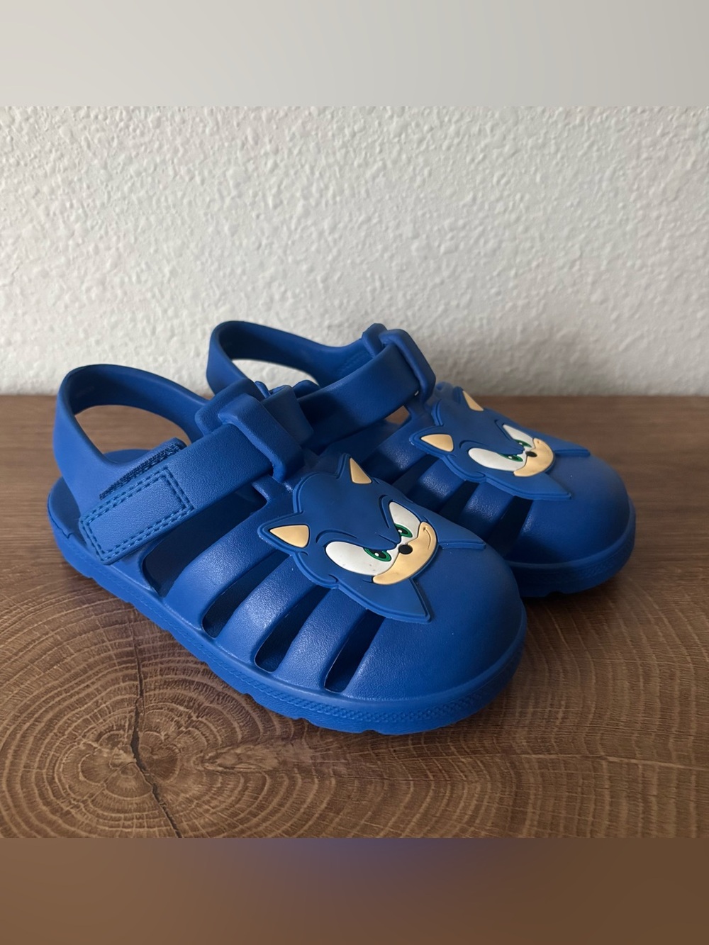 Sonic the Hedgehog themed sandals